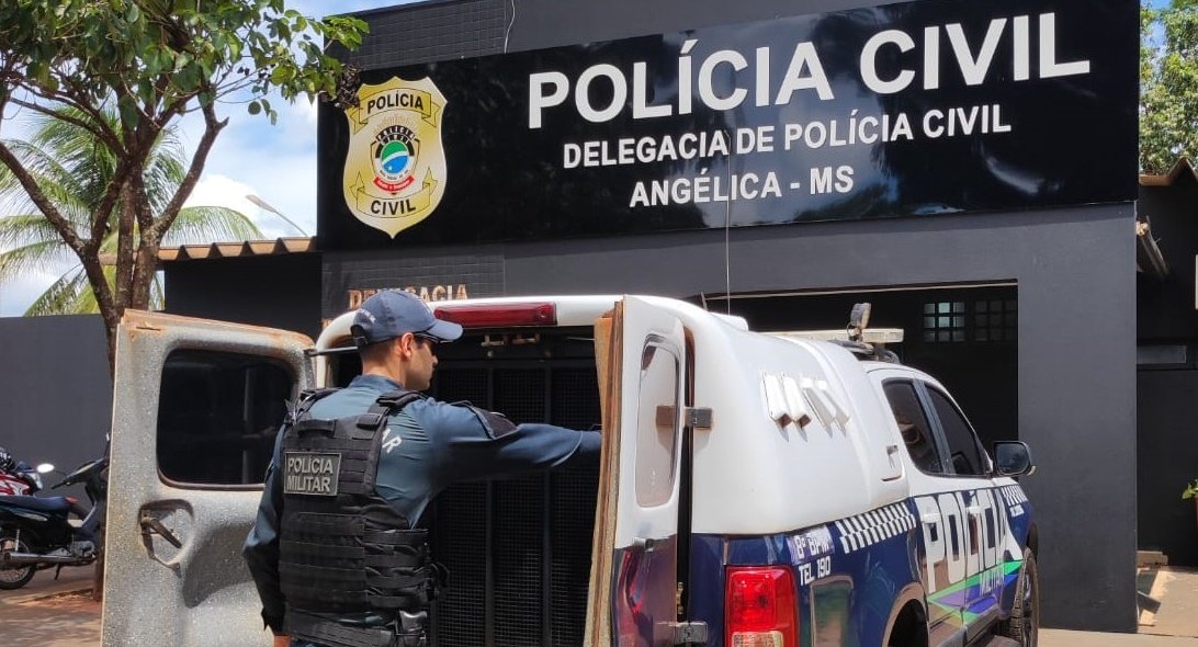 Equipe da PM conduz homem por ameaça, resistência e desobediência em ocorrência de violência doméstica em Angélica