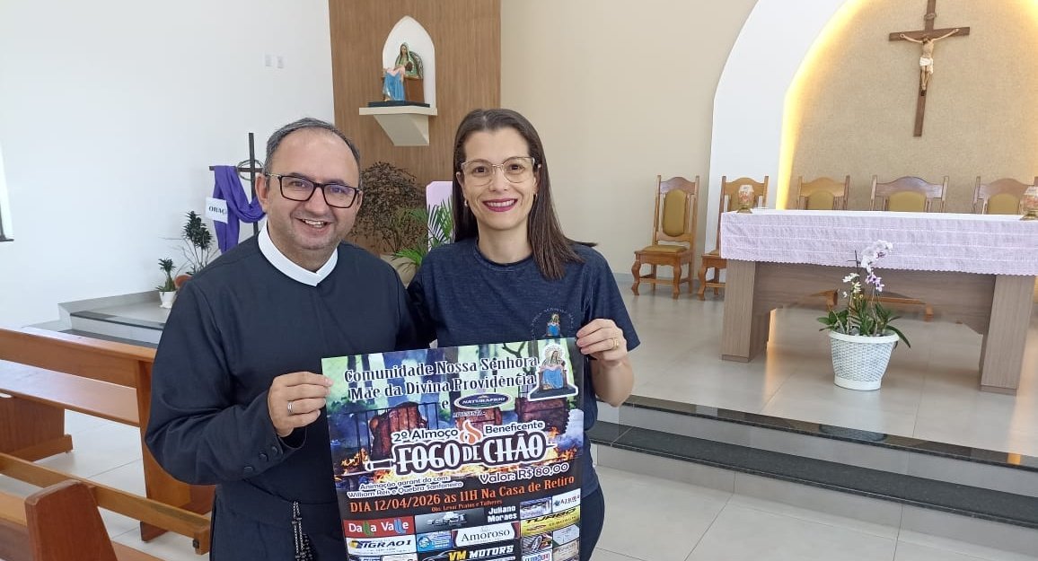 Nova Andradina: Almoço Fogo de Chão da Comunidade Mãe da Divina Providência acontece neste domingo (12)
