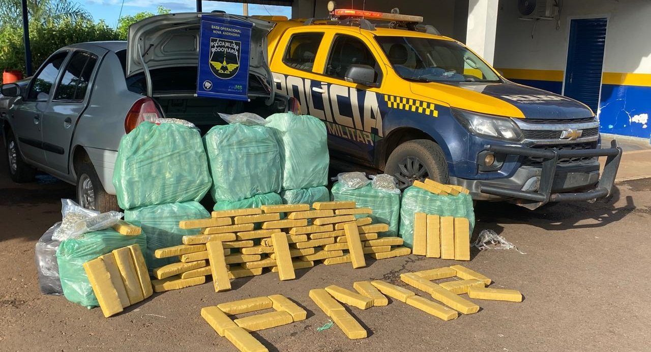 PMR apreende 70 quilos de maconha e 117 quilos de skunk entre Nova Andradina e Batayporã