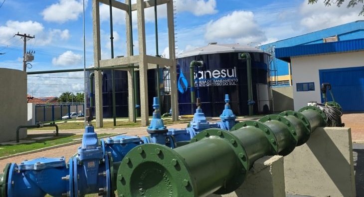 Redução de perdas garante economia de bilhões de litros de água e amplia segurança hídrica em MS