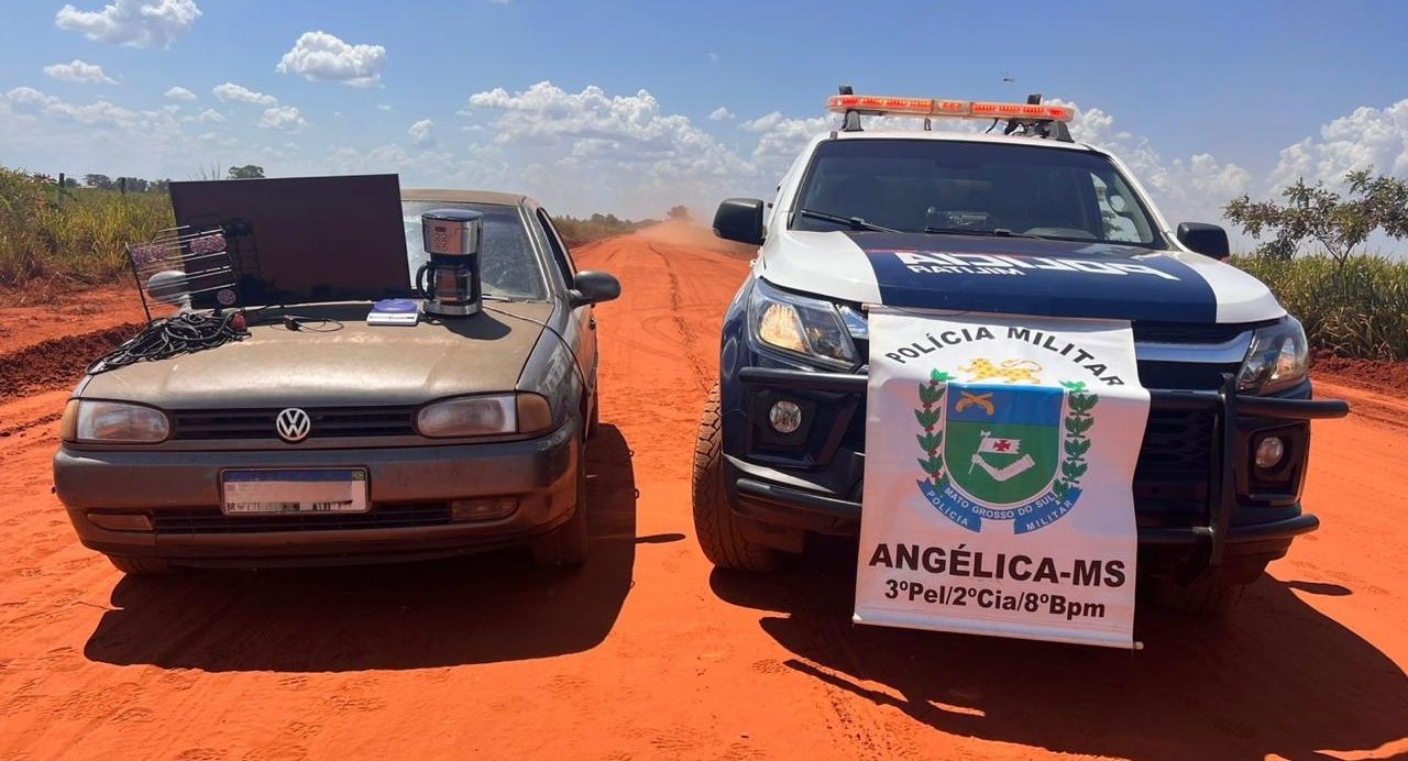 Ação rápida da Polícia Militar resulta na prisão de autor de furto e recuperação de objetos em Angélica