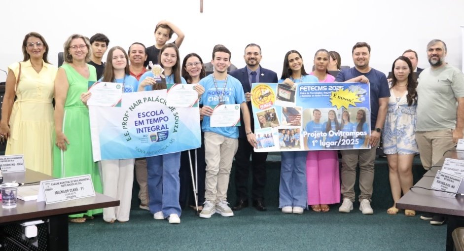 Moção de parabenização reconhece pesquisa aplicada à saúde pública em Nova Andradina