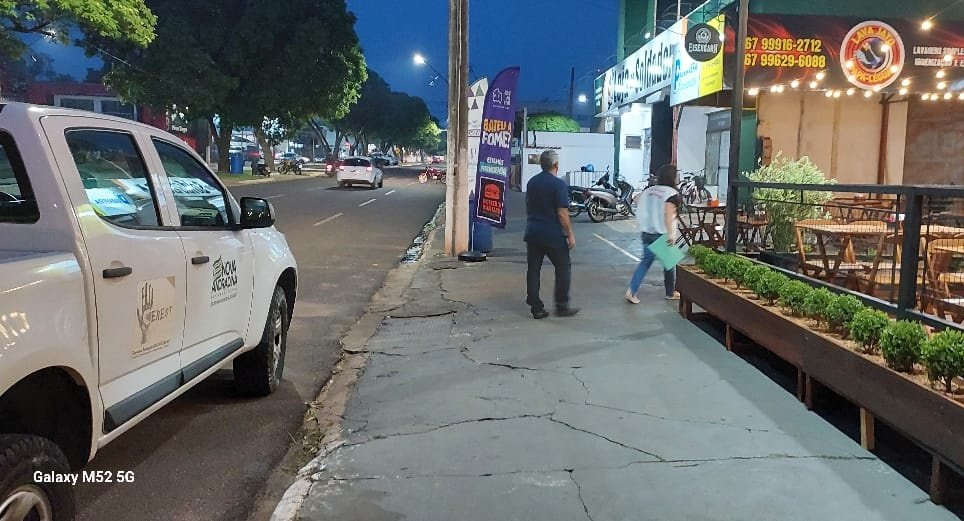 Vigilância Sanitária retoma fiscalizações noturnas no comércio de Nova Andradina