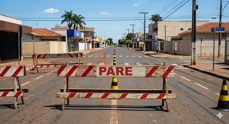 Rua 7 de Setembro será interditada no próximo sábado (18) em Nova Andradina