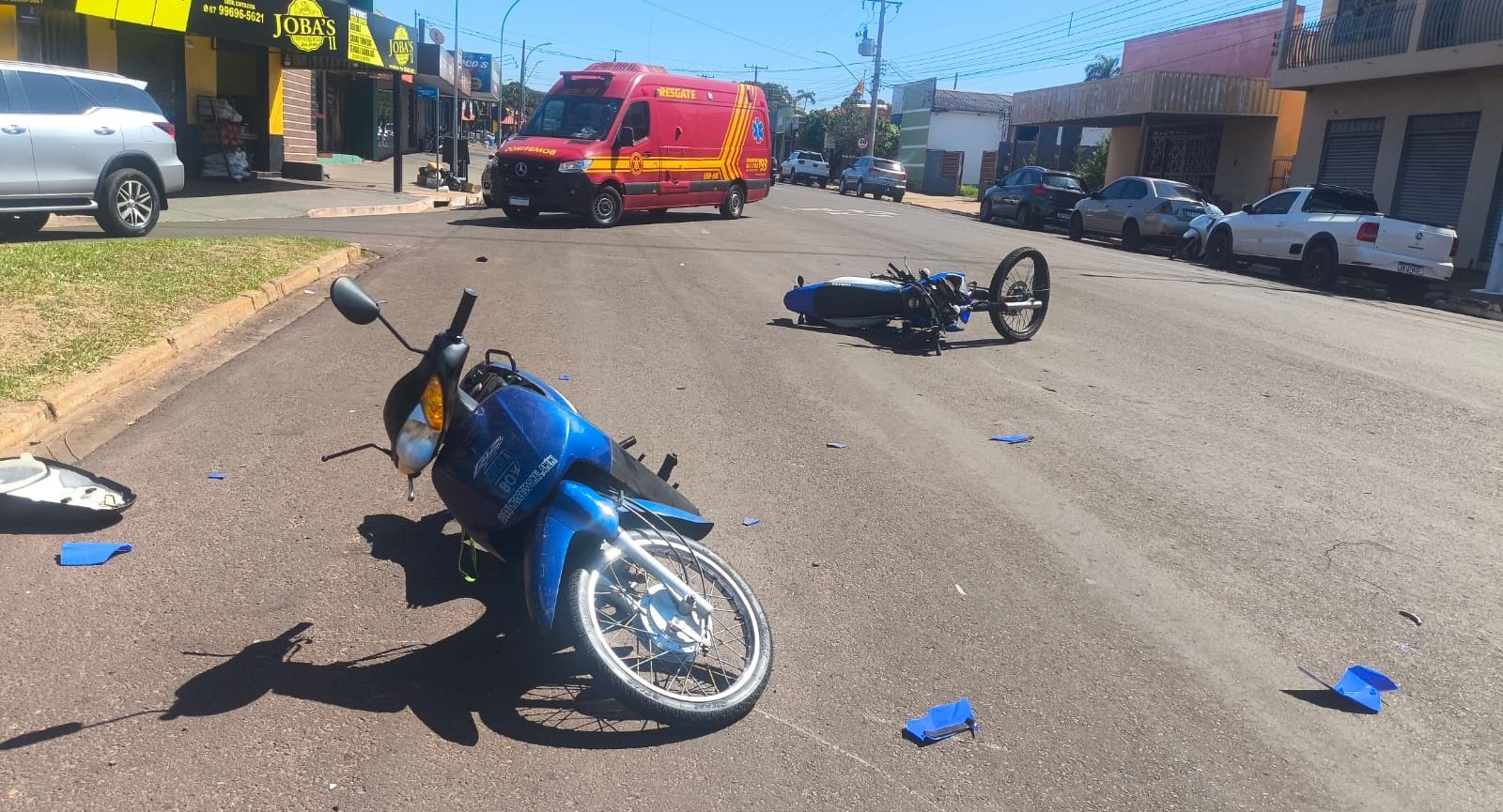 Polícia Militar atende acidente de trânsito envolvendo condutores sem habilitação em Ivinhema