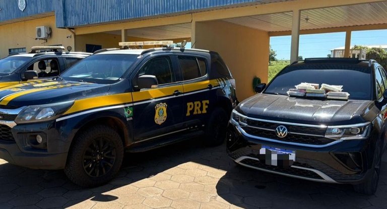 Equipe da PRF apreende 10 quilos de drogas na região de Bataguassu