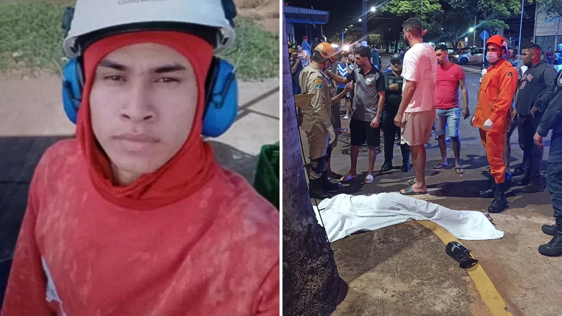 Vítima era era um paraguaio de 21 anos, que, segundo os amigos, veio da cidade de Concepción (PY) para morar e trabalhar em Batayporã - Imagens: Redes Sociais -- Acácio Gomes / Nova News