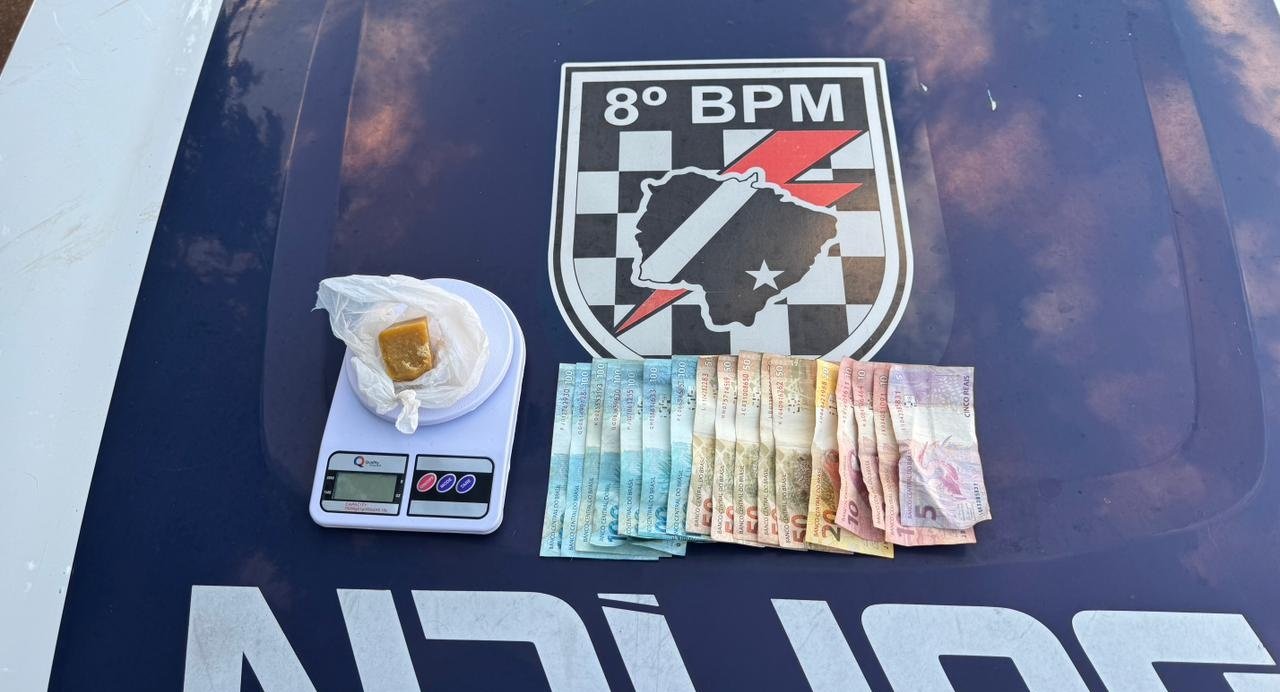 Polícia Militar prende homem por tráfico de drogas e cumpre mandado de prisão em Ivinhema