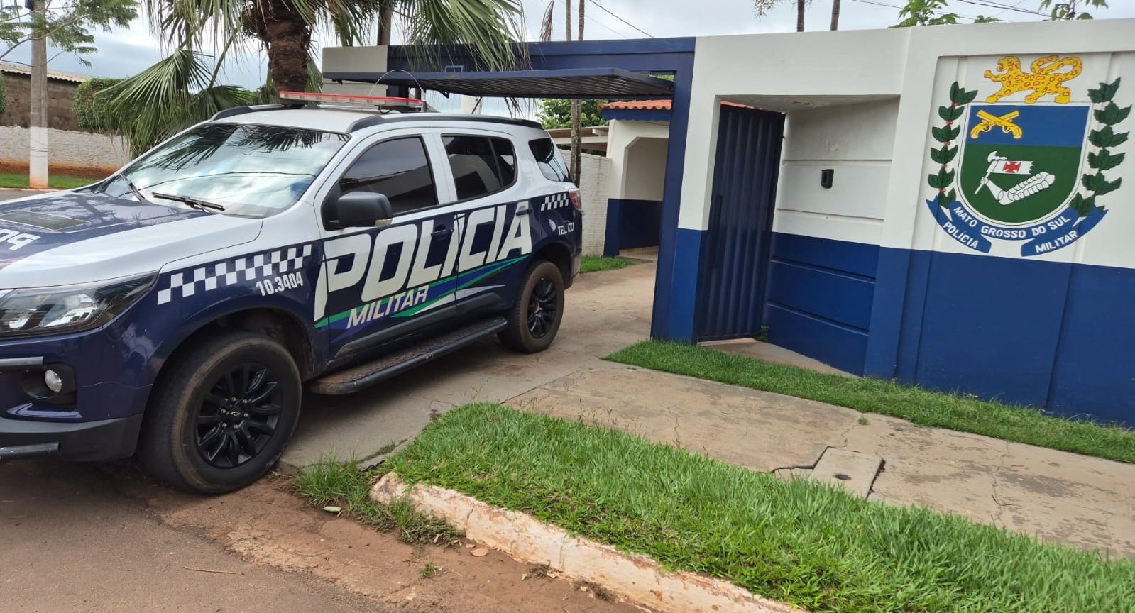 PM presta apoio ao cumprimento de mandado judicial e conduz homem por desobediência em Taquarussu