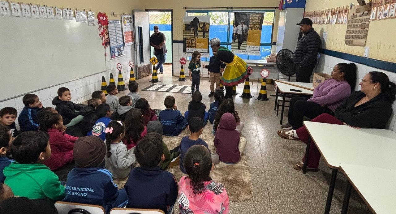 Maio Amarelo: ciclo de palestras busca conscientizar crianças de forma lúdica em Batayporã