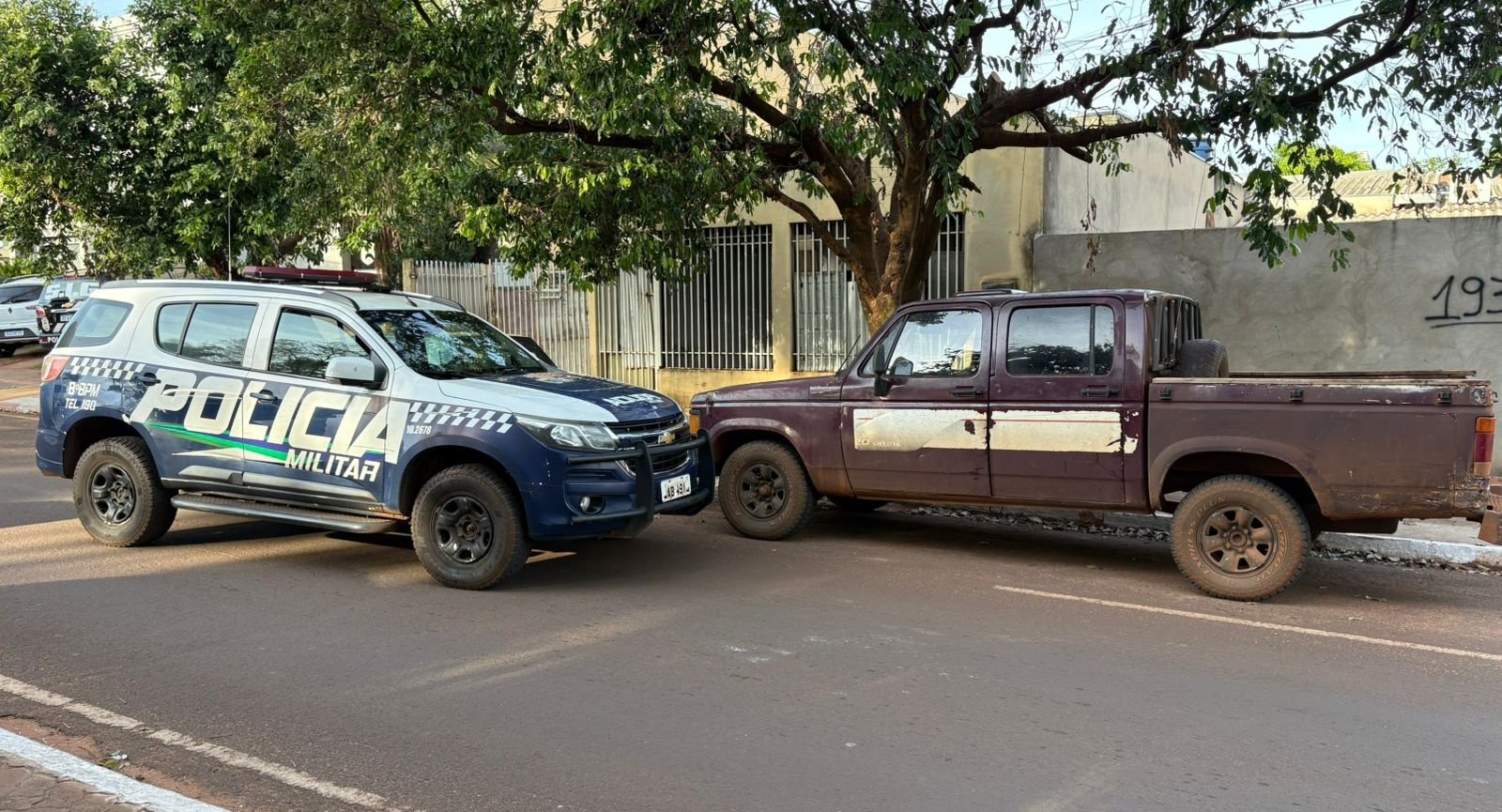 Polícia Militar recupera camionete furtada horas após o crime em Nova Andradina