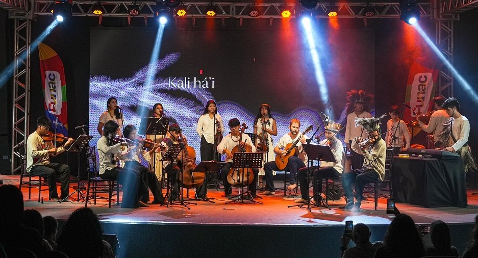 Orquestra Indígena emociona público e marca encerramento do Mês do Museu em Nova Andradina