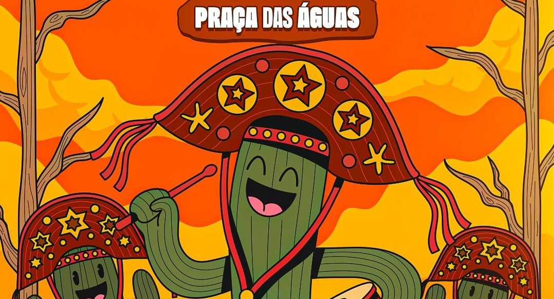 Feira Cultural Nordestina leva música, forró e comidas típicas à Praça das Águas em Nova Andradina