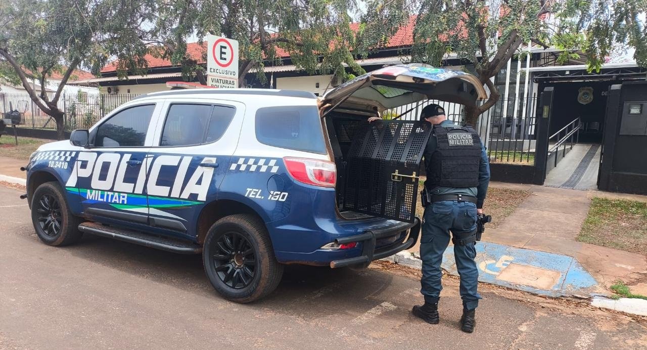 Mulher fica gravemente ferida após agressão; autor é preso e munições são apreendidas em Ivinhema