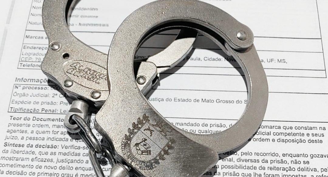 Homem condenado por tráfico de drogas é preso pela PM em Nova Andradina