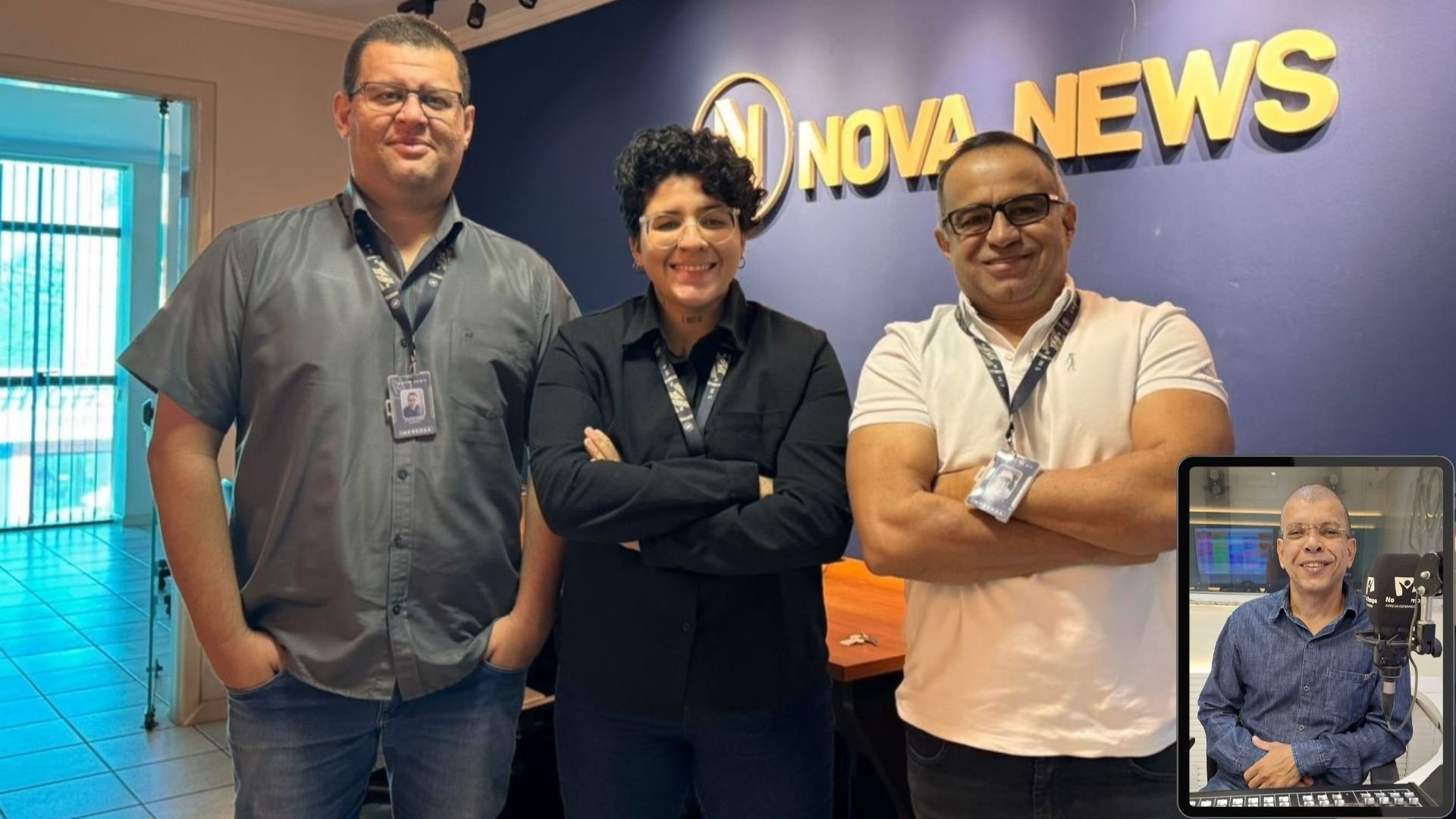 Acácio Gomes, Bárbara Ballestero, José Almir Portela e , no, detalhe, Márcio Rogério, que, atualmente reside em Campo Grande - Imagem: Arquivo / Nova News