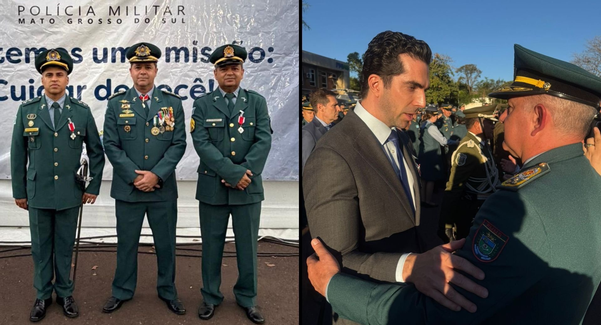 Medalha Insígnia do Mérito é concedida a três policiais do 8º BPM e ao juiz de Direito Juliano Luiz Pereira