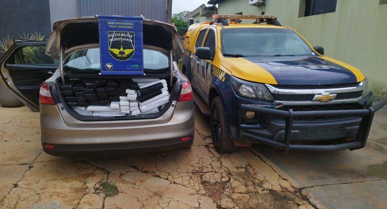 PMR apreende mais de 700 quilos de maconha em Batayporã e causa prejuízo de R$ 1,4 milhão ao crime