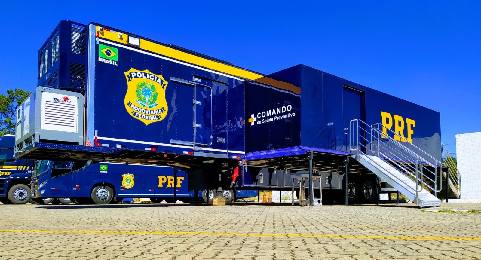 Nova Andradina recebe Carreta do Comando de Saúde Preventivo da PRF
