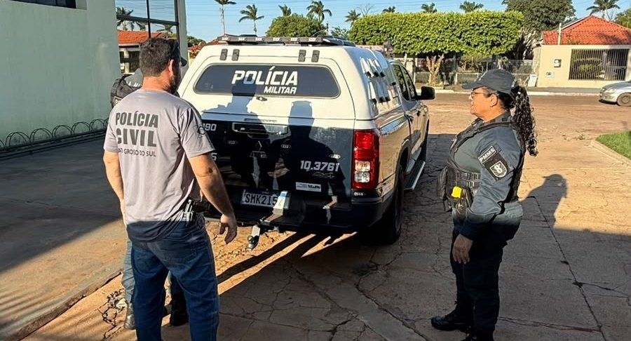 Batayporã - Após denúncia feita por criança, homem acusado de violência doméstica é preso