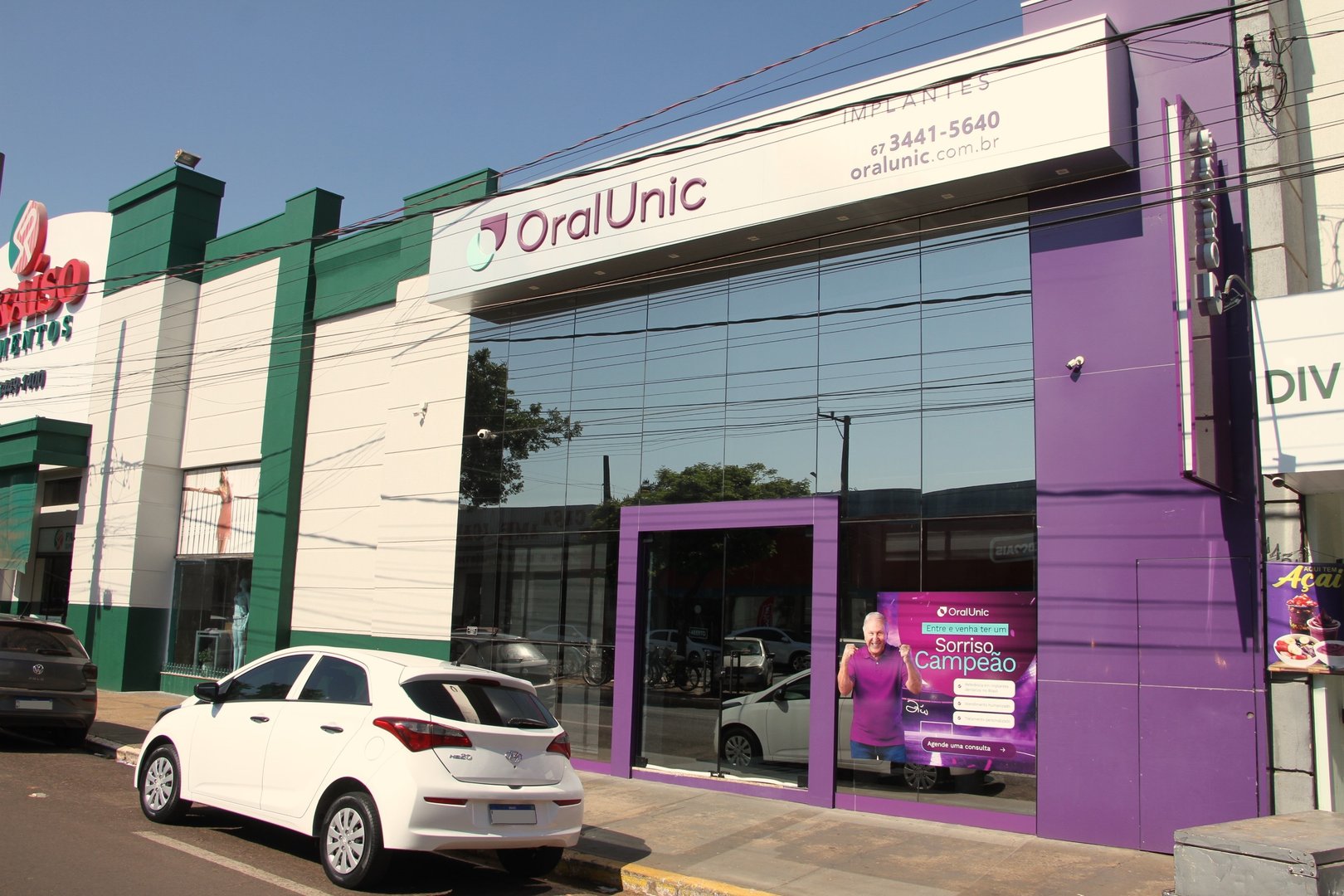 Faça uma visita à Oral Unic Nova Andradina, na Avenida Antônio Joaquim de Moura Andrade, em frente à Caixa Econômica Federal - Imagem: Acácio Gomes
