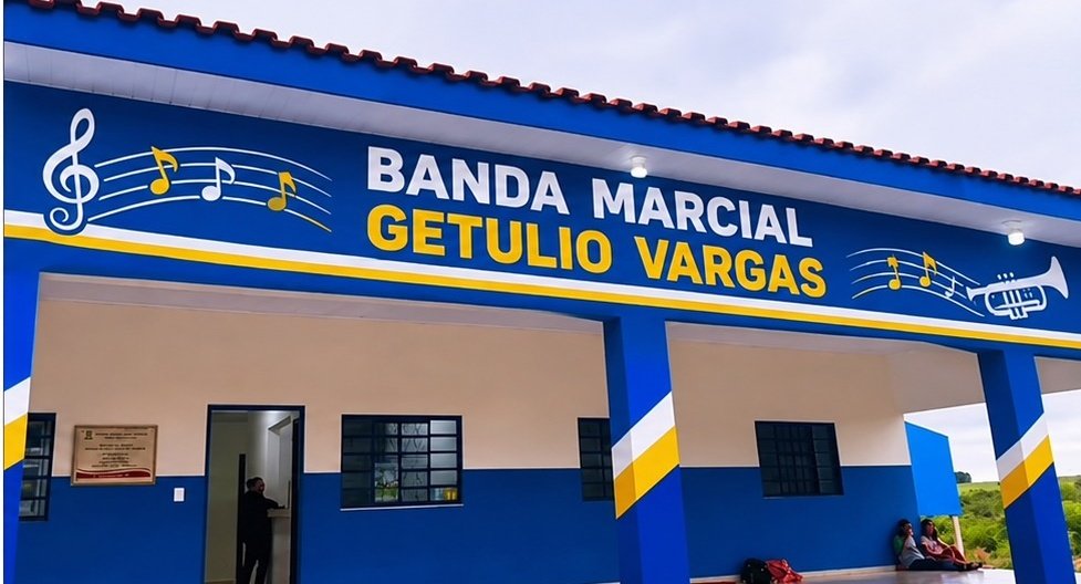 Nova Andradina: Vereador sugere instalação de letreiro na sede da Banda Marcial Getúlio Vargas