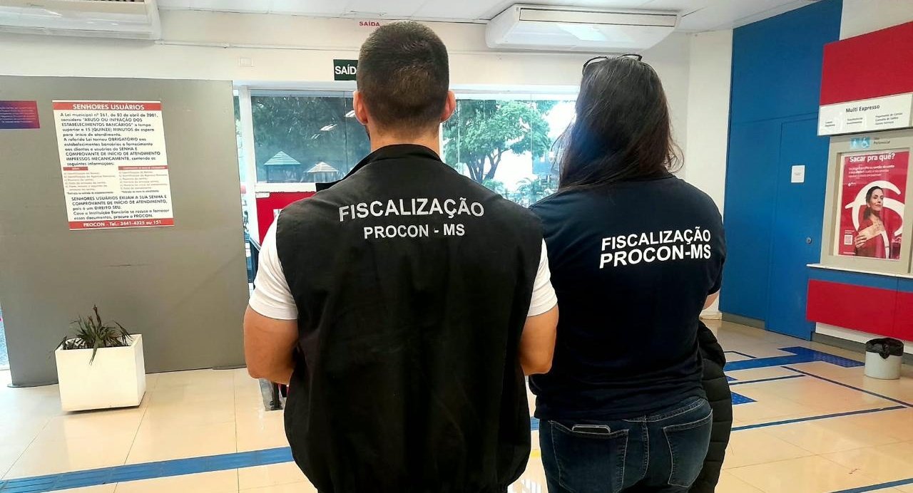 Procon-MS autua três agências bancárias de Nova Andradina por demora no atendimento