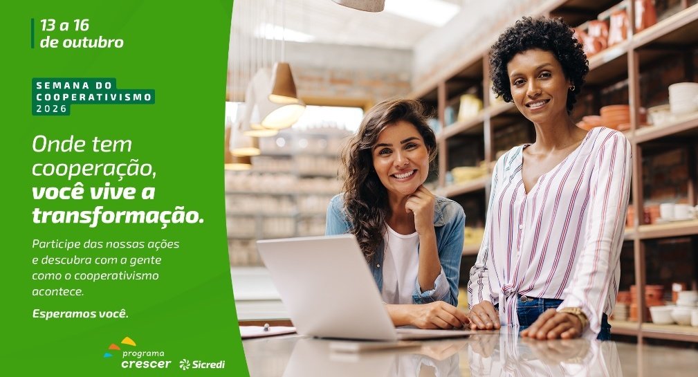 Semana do Cooperativismo destaca impacto da cooperação no desenvolvimento das comunidades