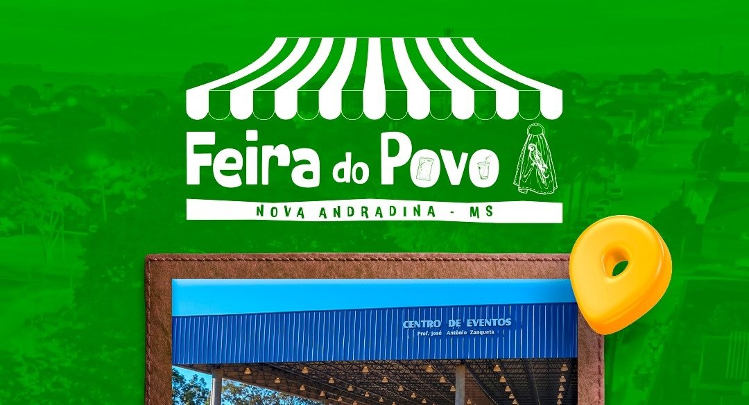 Feira do Povo acontecerá no Centro de Eventos de Nova Andradina nesta quinta-feira (22)