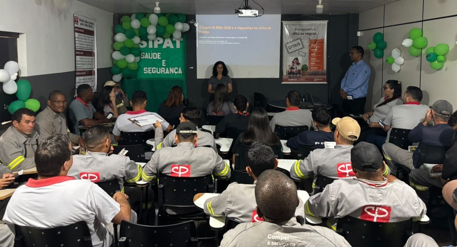 Nova Andradina - Saúde do Trabalhador leva orientações preventivas à equipe da Compel